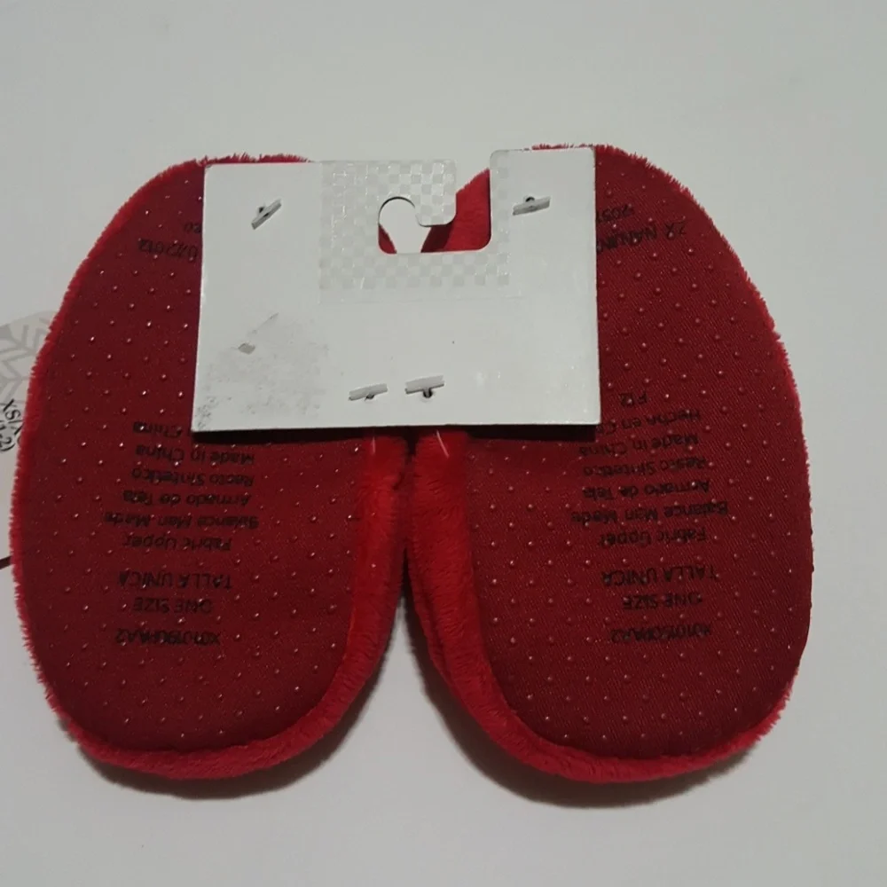 Christmas Rudolph Baby Slippers Size XS 1-2